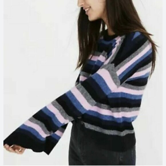 Madewell Cardiff Striped Crewneck Sweater - Picture 3 of 10